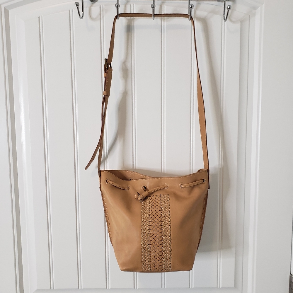 The Sak Natural Drawstring Leather Bucket Bag, Shoulder Bag $229 - Picture 9 of 12